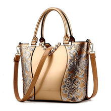 Load image into Gallery viewer, High Quality Embroidered PU Leather Handbag For Women