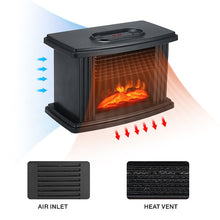 Load image into Gallery viewer, Electric Fireplace Heater LED Flame Effect Stove