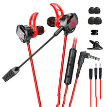 Load image into Gallery viewer, Wired Mobile Phone Computer Headset In-ear Long Mic Gaming