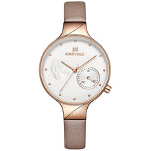 Load image into Gallery viewer, Waterproof Quartz Watch With PU Strap For Women