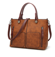 Load image into Gallery viewer, Vintage PU Shoulder Bag Female Causal Handbag