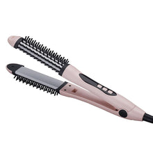 Load image into Gallery viewer, 2 In 1 Hair Straightener With Hair Curler