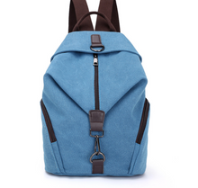 Load image into Gallery viewer, Fashion Canvas Handbag Retro Casual College Wind Backpack