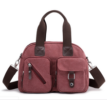 Load image into Gallery viewer, New Canvas Bag For Women Simple Cloth Cross Bag Handbag