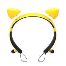 Load image into Gallery viewer, Cat Ear Bluetooth Headset