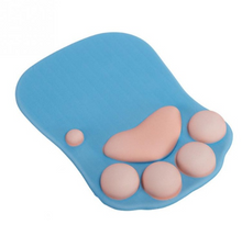 Load image into Gallery viewer, Cat Paw Comfortable Office Desk Wrist Support Mouse Pad