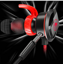 Load image into Gallery viewer, Wired Mobile Phone Computer Headset In-ear Long Mic Gaming