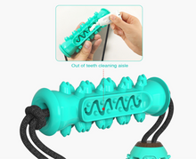 Load image into Gallery viewer, Dog Chew Toys Pet Toothbrush Rubber Bones Teeth Cleaning