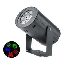 Load image into Gallery viewer, Christmas Pattern LED Laser Projector Colorful Projector