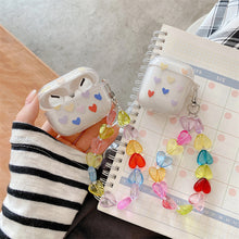 Load image into Gallery viewer, Color Love Chain Earphone Protective Case