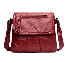 Load image into Gallery viewer, Soft PU Leather Women Messenger Bag Shoulder Bag Handbag