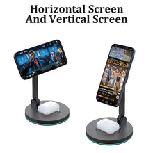 Load image into Gallery viewer, Compatible with Apple 2 In 1 Magnetic Wireless Charger Stand