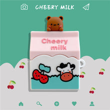 Load image into Gallery viewer, Cow Box Bear Protective Case Headphone Soft Shell Cartoon