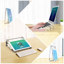 Load image into Gallery viewer, Portable Laptop Holder Stand Base Aluminum Alloy Notebook Riser