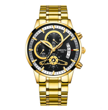 Load image into Gallery viewer, Solid Steel Belt Men's Watch Waterproof Quartz Watch