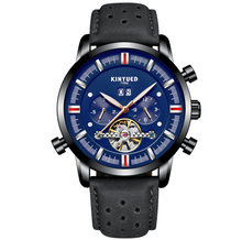 Load image into Gallery viewer, Leather Strap Men's Watch With Large Dial