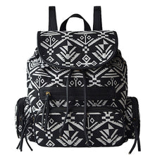 Load image into Gallery viewer, Ethnic Style Flower Pattern Women's Canvas Backpack