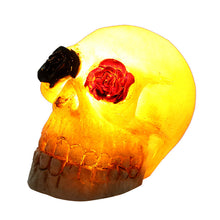 Load image into Gallery viewer, Skull Lamp Resin Ghost Skeleton Head LED Electronic Candle Light