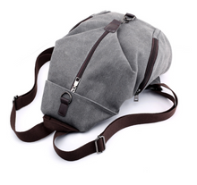 Load image into Gallery viewer, Fashion Canvas Handbag Retro Casual College Wind Backpack