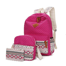 Load image into Gallery viewer, 3 Pieces/ Set National Wind Backpacks Women Fashion Bags