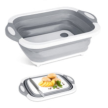 Load image into Gallery viewer, Plastic Multifunctional Folding Cutting Board