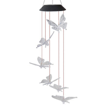 Load image into Gallery viewer, Color Changing Solar Power Wind Chime Crystal Ball