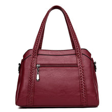 Load image into Gallery viewer, Fashion Wild Soft Leather Large Capacity Shoulder Bag