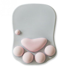 Load image into Gallery viewer, Cat Paw Comfortable Office Desk Wrist Support Mouse Pad