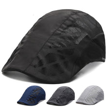 Load image into Gallery viewer, Men Mesh Beret Hat Summer Breathable Quick Dry For Women