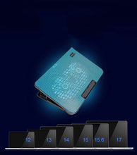 Load image into Gallery viewer, Laptop Radiator Dual-fan Air-cooled Cooling Bracket