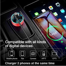 Load image into Gallery viewer, Bluetooth Transmitter Receiver Dual Usb Car Charger