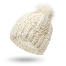 Load image into Gallery viewer, Fashion Stretchy Satin Lined Skull Knit Hats Beanie Hat