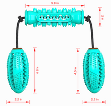 Load image into Gallery viewer, Dog Chew Toys Pet Toothbrush Rubber Bones Teeth Cleaning
