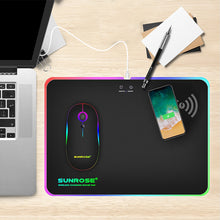 Load image into Gallery viewer, Wireless Charging Luminous Mouse Pad