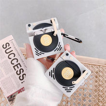 Load image into Gallery viewer, Retro Creative Gramophone Nostalgic Silicone Headphone Case