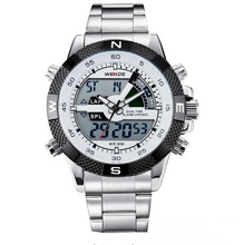 Load image into Gallery viewer, Men's Multi-function LCD Alarm Clock Luminous Quartz Watch