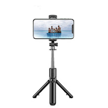 Load image into Gallery viewer, Compatible with Apple, Bluetooth Selfie Stick Tripod