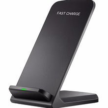 Load image into Gallery viewer, QI Wireless Charging Mobile Phone Bracket (black)