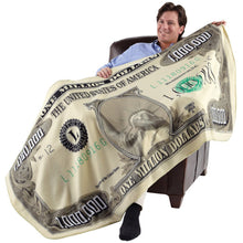 Load image into Gallery viewer, Million-dollar Novelty Blanket Flannel Funny Plush