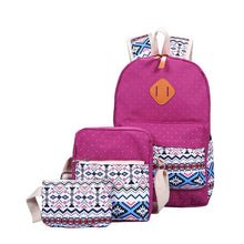 Load image into Gallery viewer, Breathable Printing Three-piece Wave Backpack