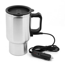 Load image into Gallery viewer, Stainless Steel Vehicle Heating Cup Electric Car Kettle