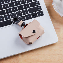 Load image into Gallery viewer, Headphone Case Two-color Simple Leather Pattern