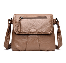 Load image into Gallery viewer, Soft PU Leather Women Messenger Bag Shoulder Bag Handbag