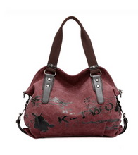 Load image into Gallery viewer, Korean Style High Quality Canvas Fashion Printing Bag