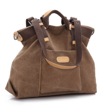 Load image into Gallery viewer, Ladies' Vintage Casual Canvas Shoulder Bag