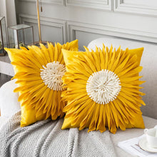 Load image into Gallery viewer, Fashion Modern Style White Throw Pillows Velvet Stitching