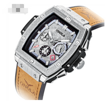 Load image into Gallery viewer, Multifunctional Men's Quartz Watch Leather Waterproof