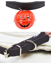 Load image into Gallery viewer, Halloween Pumpkin Pet Bell Collar Pet Dog Cat Necklace