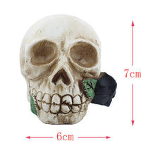 Load image into Gallery viewer, Skull Lamp Resin Ghost Skeleton Head LED Electronic Candle Light