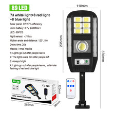 Load image into Gallery viewer, Outdoor Solar Street Light With Colorful Warning